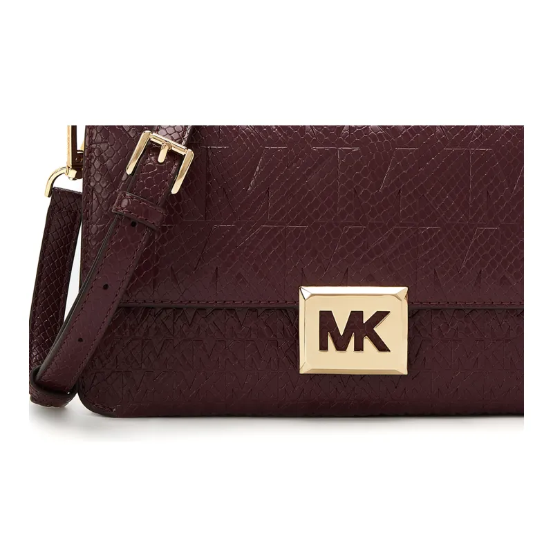 MICHAEL KORS Sonia Artificial Leather Handbag Medium Size Women's Burgundy-1