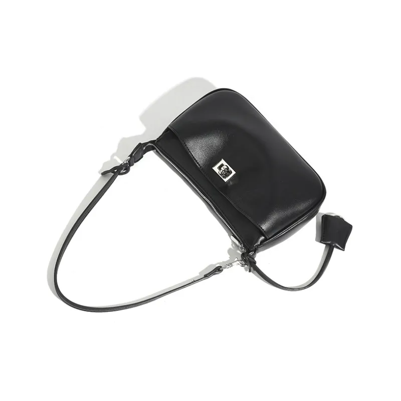 Vigno Synthetic Leather Shoulder Bag Crossbody Bag Regular Women's Black-7