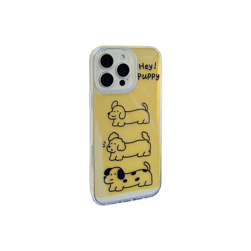 Wei Xin Acrylic Material 3 Pack Maltese Phone Cases Compatible With IPhone 16/15 Pro Max/Apple 13/14 Pro/Max-1