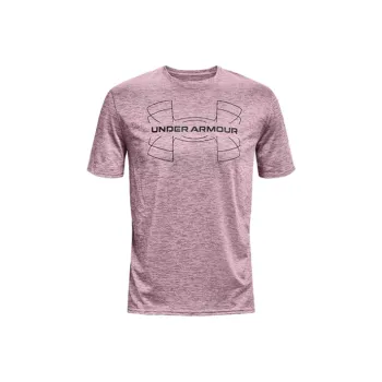 Under Armour T Shirt Men's Pink Hibiscus