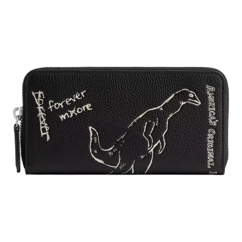 COACH Polished Pebbled Leather Wallet Small Size Men's Black-0