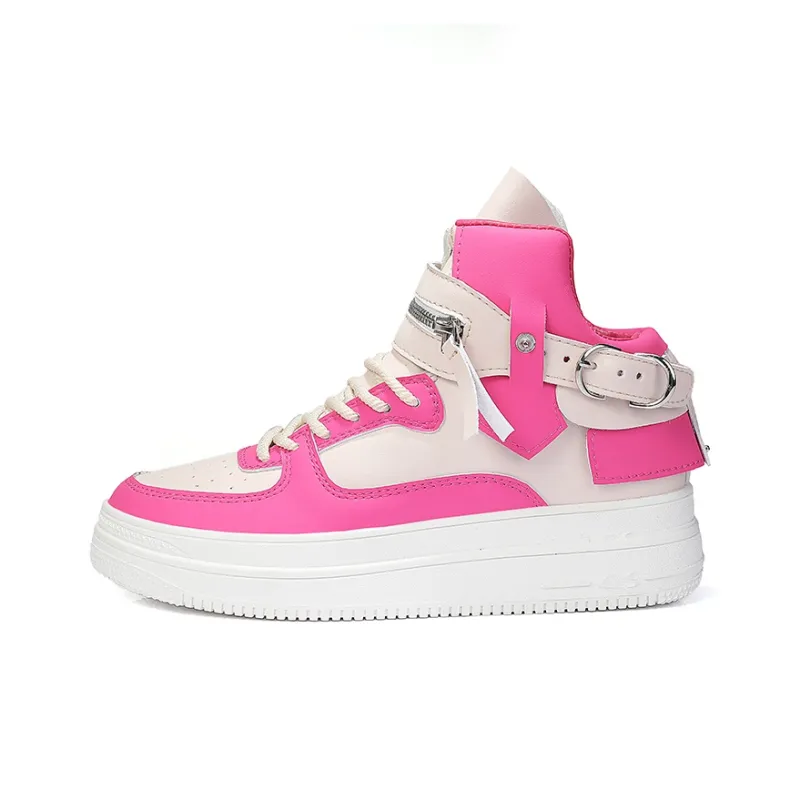 AMICNIEGD Breathable Anti Slip And Wear Resistant High Top Skateboard Shoes Unisex-0
