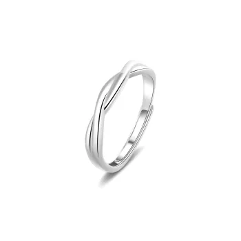 Lao Feng Xiang S999 Silver Rings Unisex