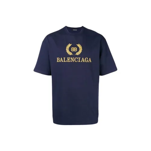 Balenciaga T Shirt Men's Marine Blue