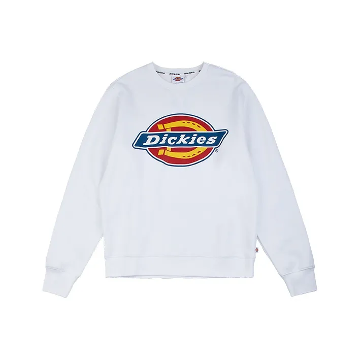 Dickies Crew Neck Regular Sweatshirt Winter Men's White-0