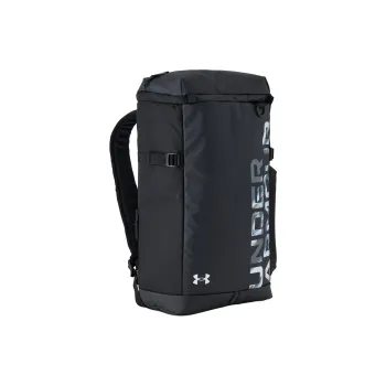 Under Armour Synthetic Leather Backpack Regular Unisex Black