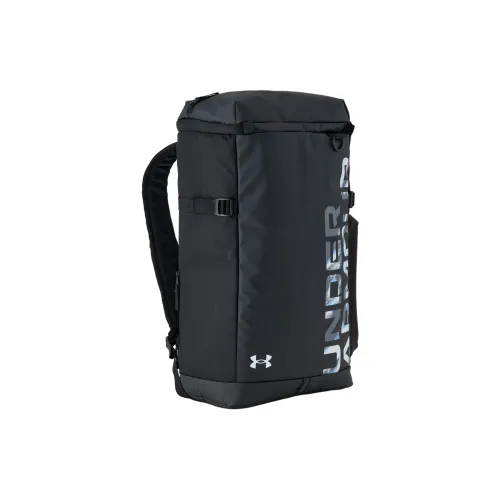 Under Armour Synthetic Leather Backpack Regular Unisex Black