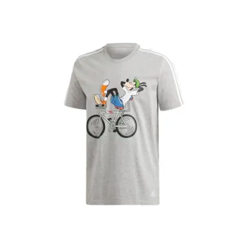 Disney X Adidas Originals T Shirts Men Medium Heather Gray