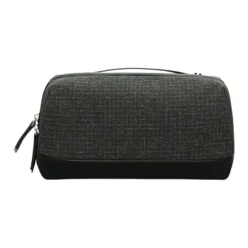 Boniu Canvas, Oxford Makeup Bag Regular Unisex Black/Gray/Blue