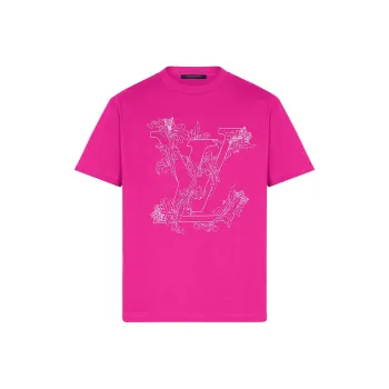 LOUIS VUITTON New Quarterly Products Of LV T Shirt Men's Red