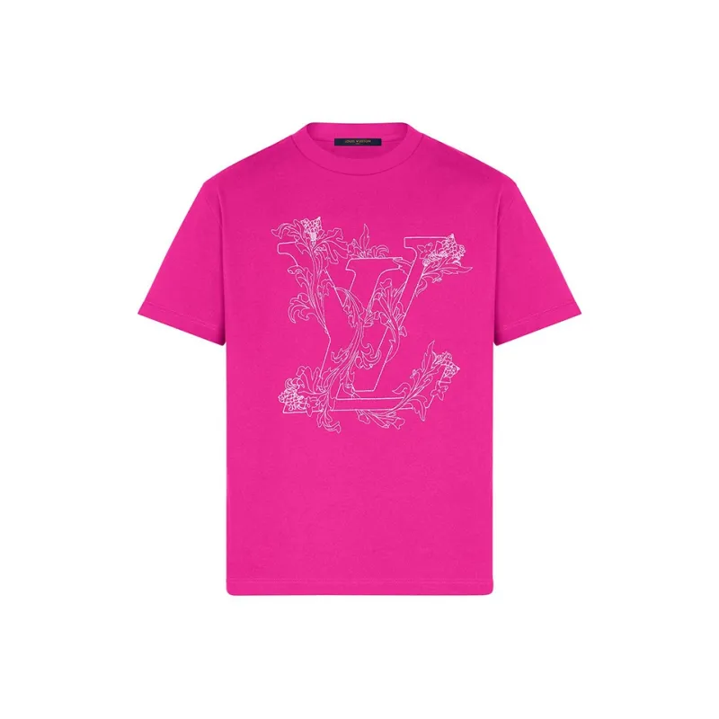 LOUIS VUITTON New Quarterly Products Of LV T Shirt Men's Red-0