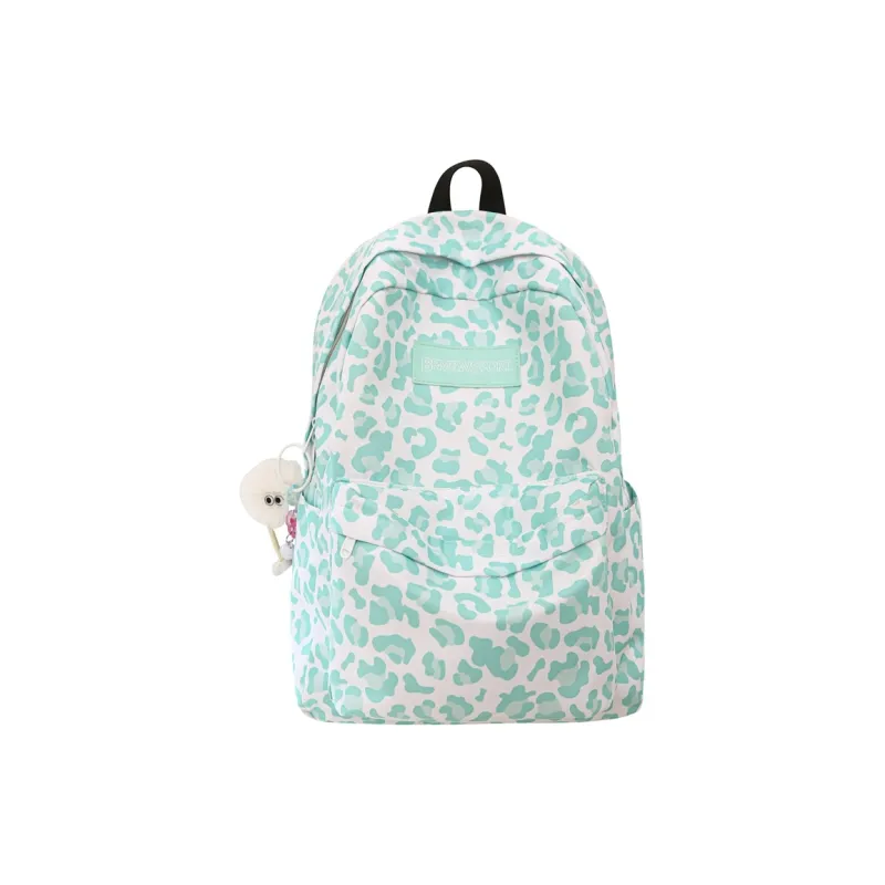 KAMLUI Nylon Backpack Unisex Pink/Green/Blue/Black-7