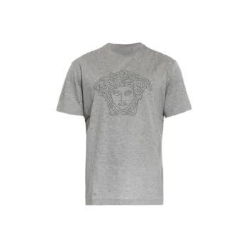 VERSACE T Shirts Men Gray