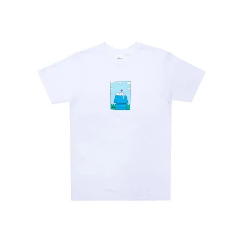 립앤딥 화이트 남녀공용 티셔츠