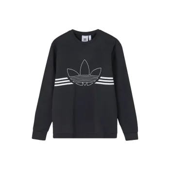Adidas Originals OUTLINE CRW FLC Sweatshirts Men Black