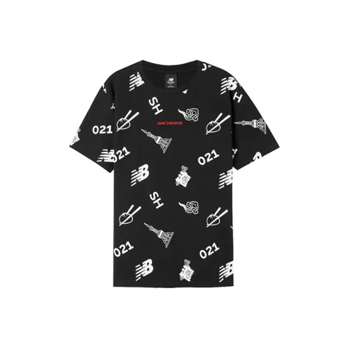 New Balance T Shirts Unisex Black