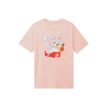 Nike T Shirts Men Coral Red