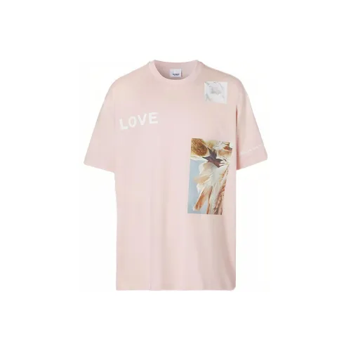 Burberry T-Shirt Men's Snowflake Pink Stone