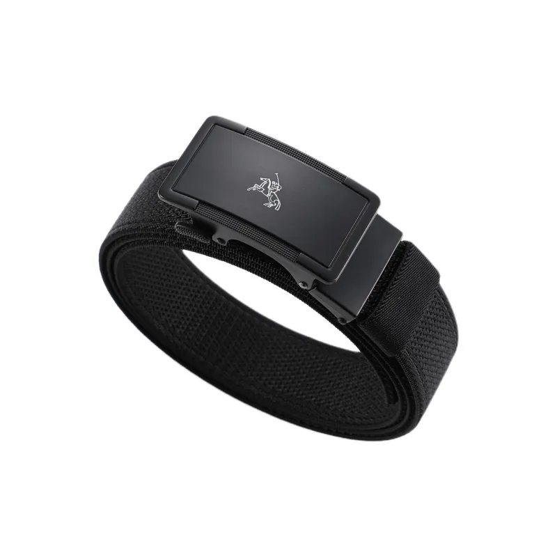 POLOMEISDO Nylon Webbing Stretch Belt Unisex Width 3.5CM-6