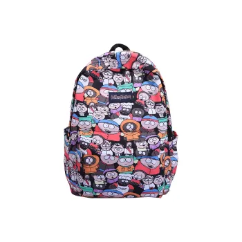 URBAN FOREST Nylon Backpack Unisex Cartoon Character/Explosion Letter