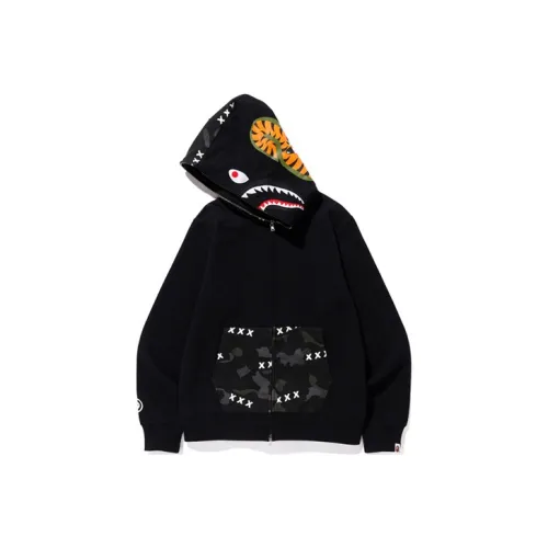 A BATHING APE x GOD Sweatshirt Unisex Black