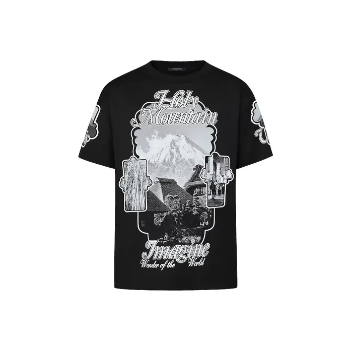 LOUIS VUITTON New Quarterly Products Of LV T Shirts Men Black-0