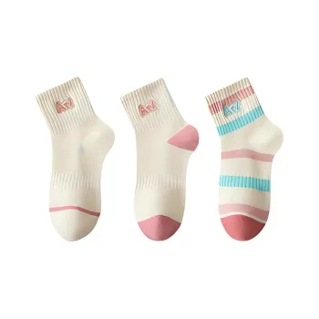 Temooues Ankle Socks Women's Combo Set