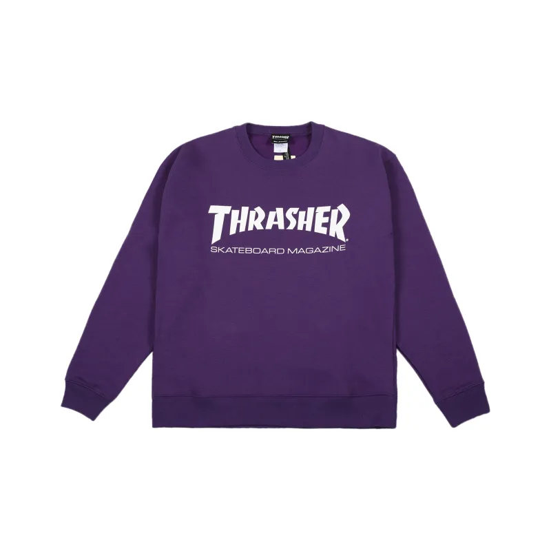 Thrasher Sweatshirt Japan Version Unisex Purple-0