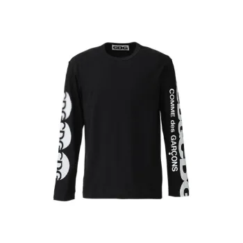 CDG T Shirts Unisex Black
