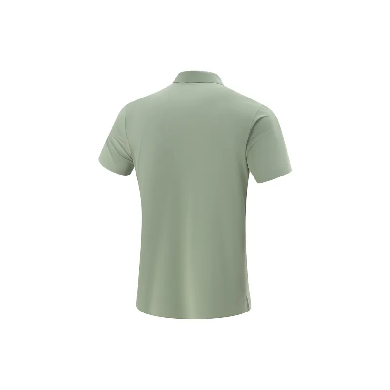 LiNing Fitness Series Polo Shirt Men's Lemon Grass Green-1