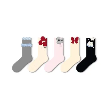 JKN Mid Calf Socks Women's 5 Pack
