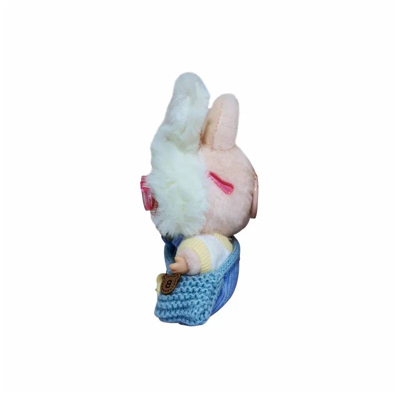[Modified Doll] POP MART Labubu Sitting Queue Collection, Naughty And Adorable Confirmed, Cute Hang Tag Box 15cm-1