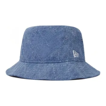 New Era Cotton Bucket Hats Unisex Blue