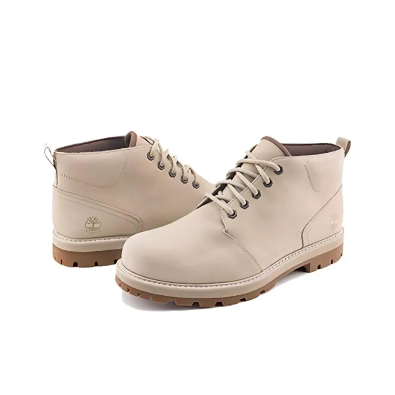 Timberland Waterproof And Wear-resistant Ankle-Length Outdoor Boots Men's Light Brown-3