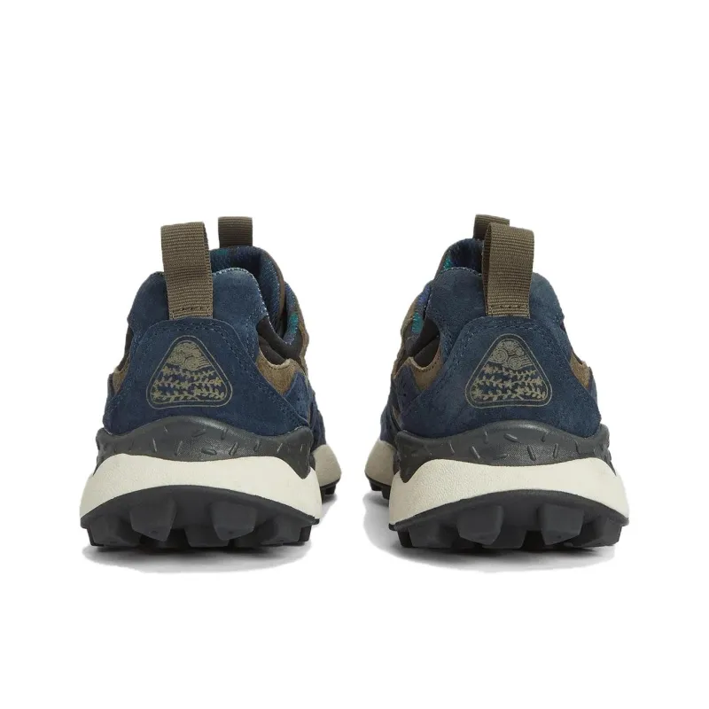 FLOWER MOUNTAIN x BARBOUR Back Country Uni Low Top Casual Shoes Unisex Marine Blue-3