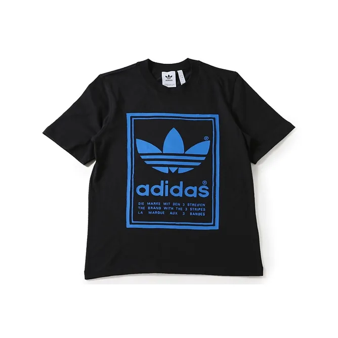 Adidas Originals Set in Sleeve T Shirt Men's Black-0