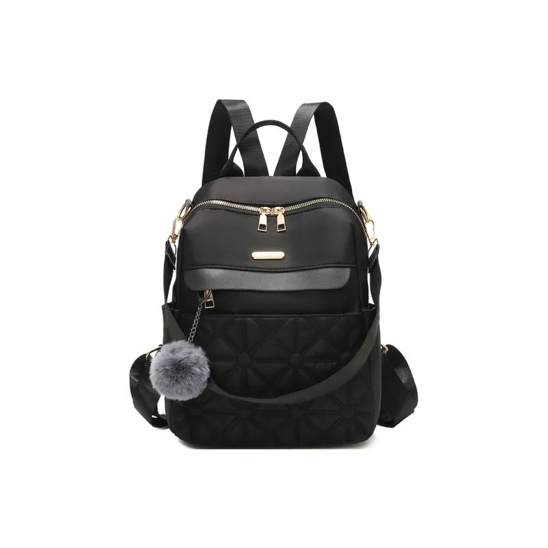SURELAPTOP Nylon Backpack Women's Multicolor-4