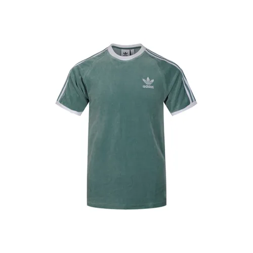 Adidas Schoenen Shamrock Retro Stripes T Shirt Men's Green