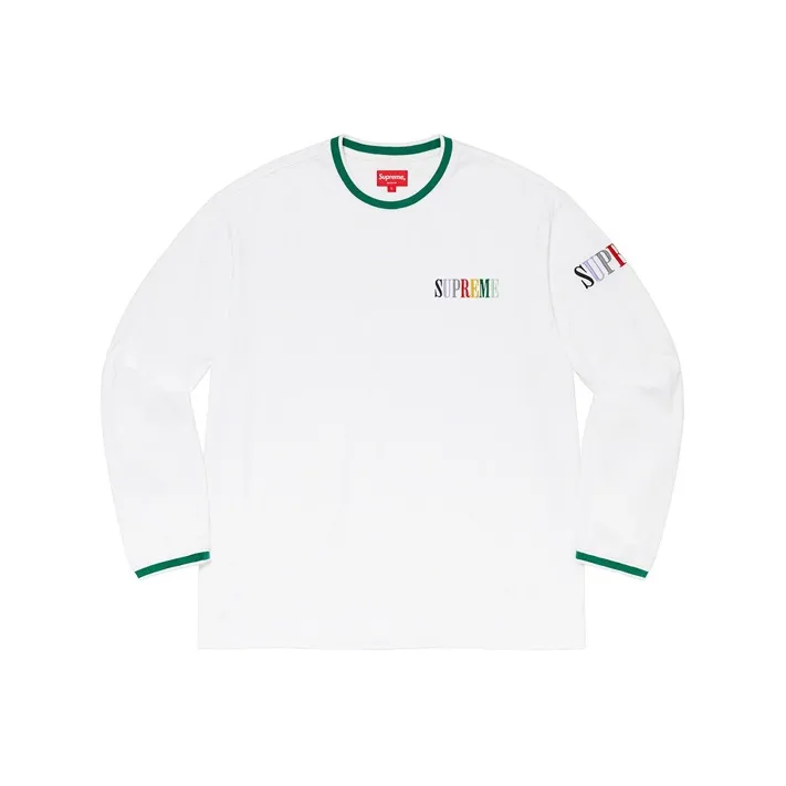 Supreme Multi Color Logo L/S Top-2
