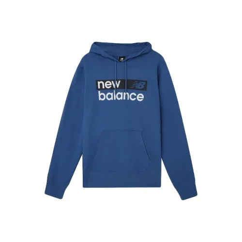 New Balance Sweatshirts Men Blue