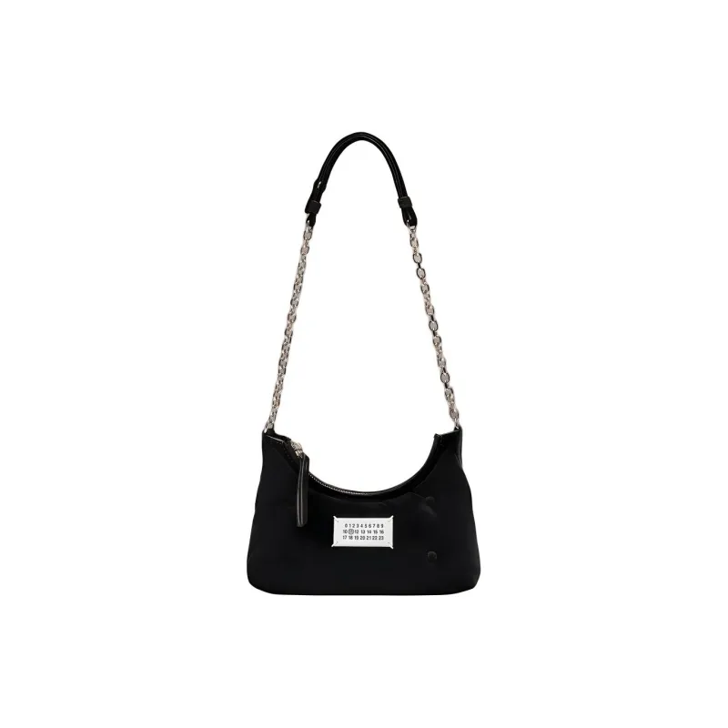 Maison Margiela Glam Slam Velvet Shoulder Bag Crossbody Bag Extra Mini Women's Black-0