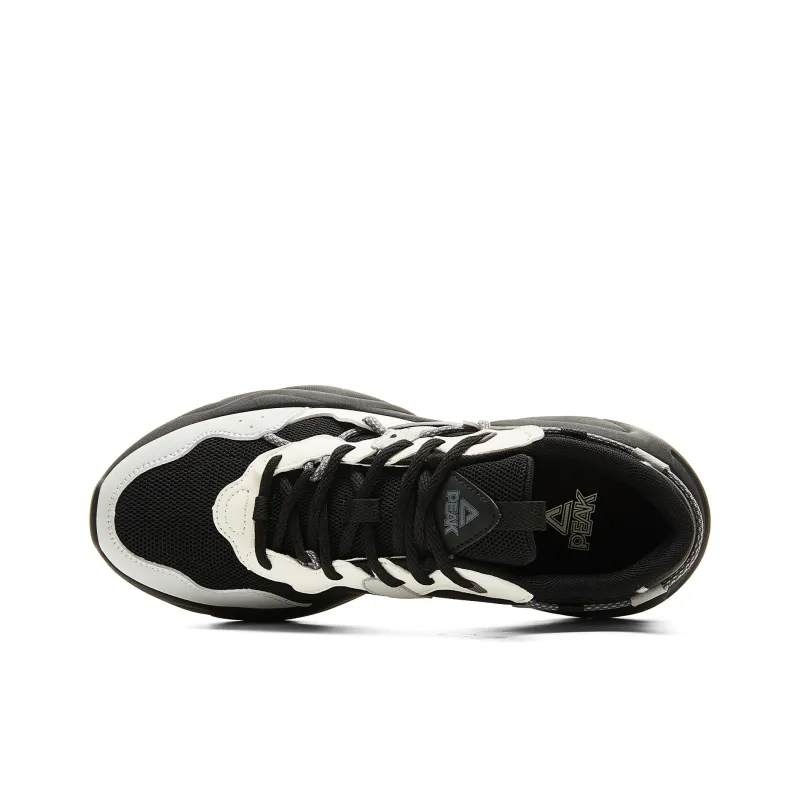PEAK Fun To Play Low Top Casual Shoes Men's Beige Black Silver Gray-3