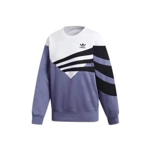 Adidas Originals Trefoil Sweatshirts Women's Indigo/White/Black