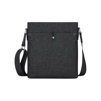 WilliamPOLO Fabric Crossbody Bag Shoulder Bag Regular Men's Black Gray Blue
