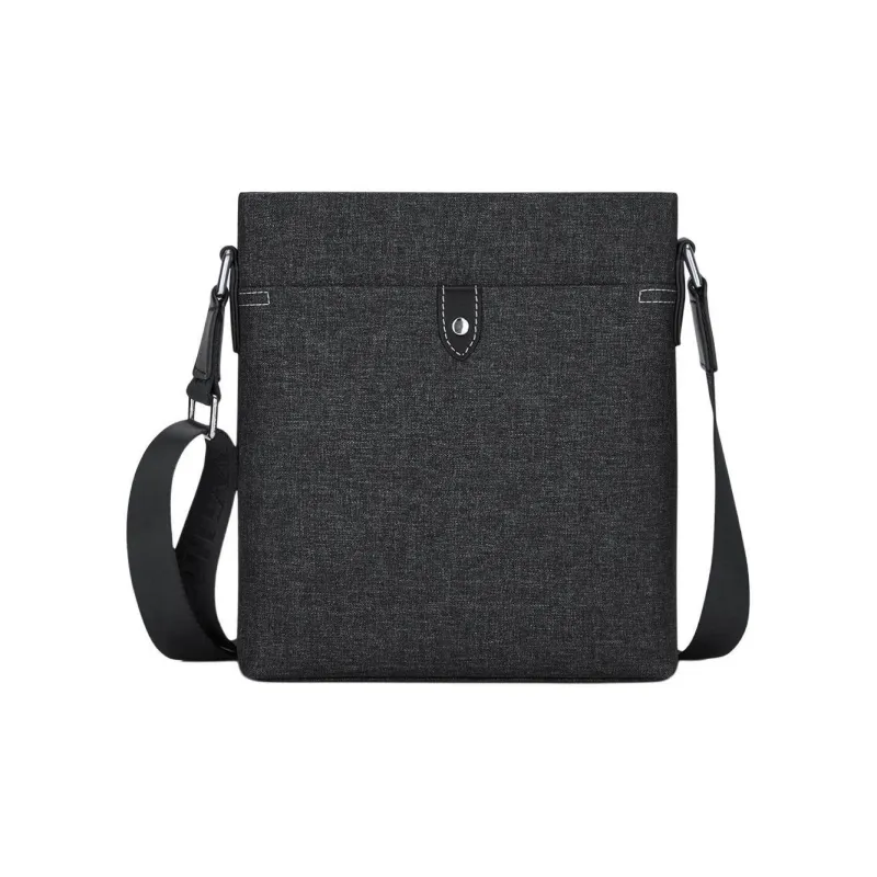 WilliamPOLO Fabric Crossbody Bag Shoulder Bag Regular Men's Black Gray Blue-0