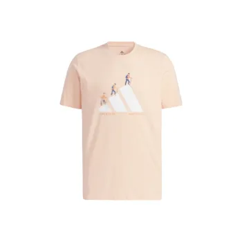 Adidas T Shirts Unisex Hazy Coral Pink
