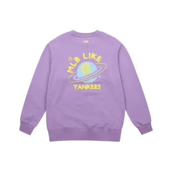 MLB New York Yankees Sweatshirts Unisex Purple