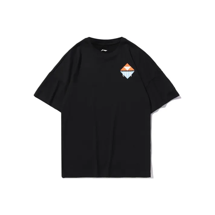LiNing CF T Shirts Unisex Black-0