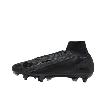 Nike Mercurial Superfly 10 Elite SG Metal Long Studs Anti Slip Wear Resistant Soccer Shoes Unisex Black