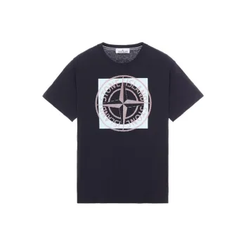STONE ISLAND T Shirts Men Black